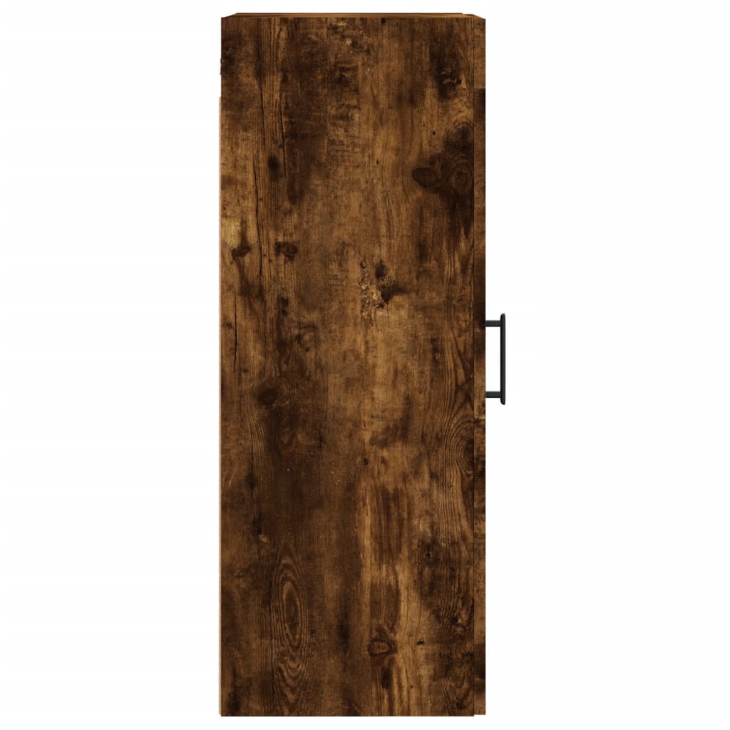Mobile a Parete Rovere Fumo 34,5x34x90 cm in Legno Multistrato - homemem39
