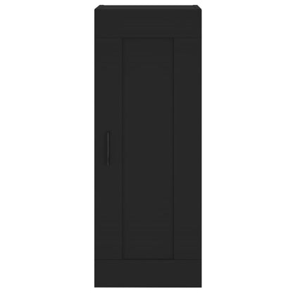 Armadietto a Muro Nero 34,5x34x90 cm in Legno Multistrato - homemem39