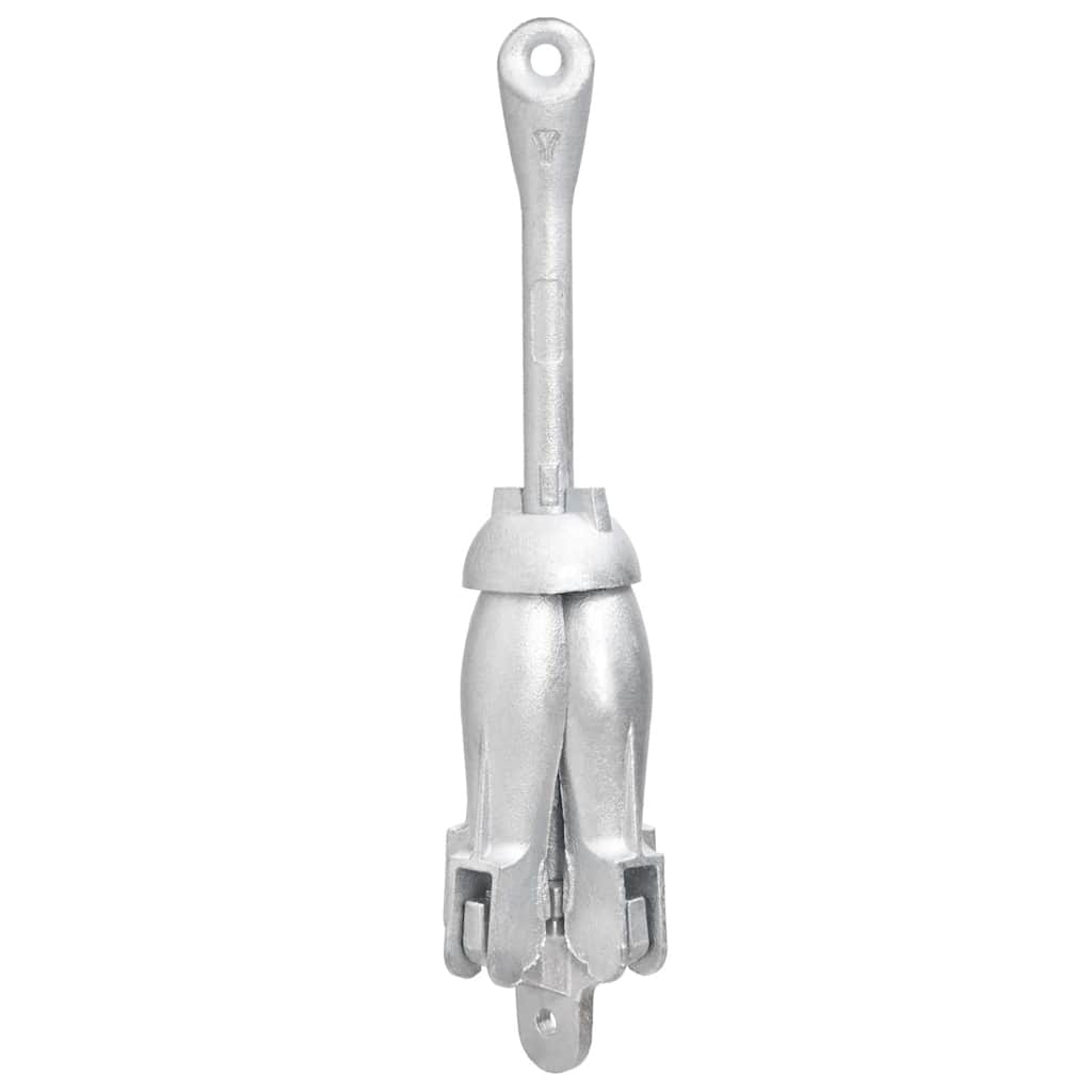 Ancora Pieghevole con Corda Argento 3,2 kg in Ferro Malleabile - homemem39