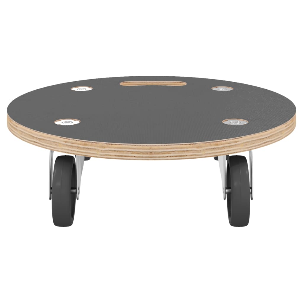 Pedane di Trasporto 2 pz Rotonde Ø38x11,5 cm 250 kg - homemem39