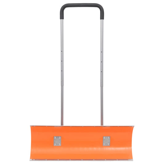 Pala da Neve con Manico Allungabile Arancione 96cm Lama Acciaio - homemem39