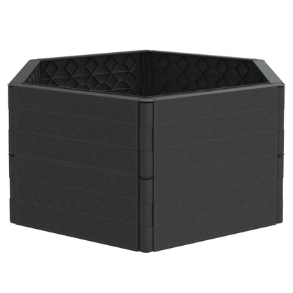 Fioriere da Giardino 2 pz Antracite in PP - homemem39