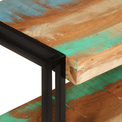 Mobile Porta TV 140x30x40 cm in Legno Massello di Recupero - homemem39