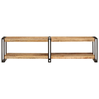 Mobile Porta TV 160x30x40 cm in Legno Massello di Mango - homemem39