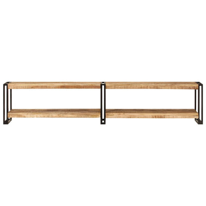 Mobile Porta TV 200x30x40 cm in Legno Massello di Mango