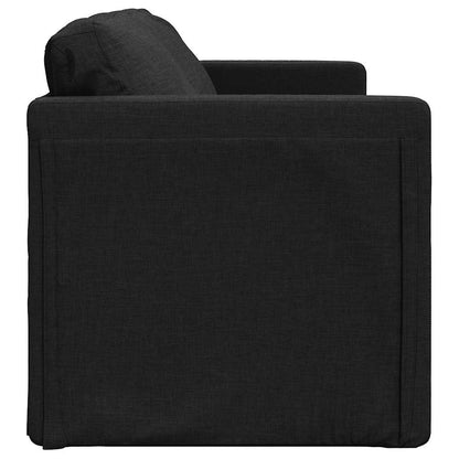 Divano Letto da Terra 2 in 1 Nero 112x174x55 cm Tessuto - homemem39