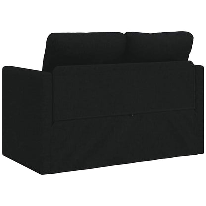 Divano Letto da Terra 2 in 1 Nero 112x174x55 cm Tessuto | homemem39