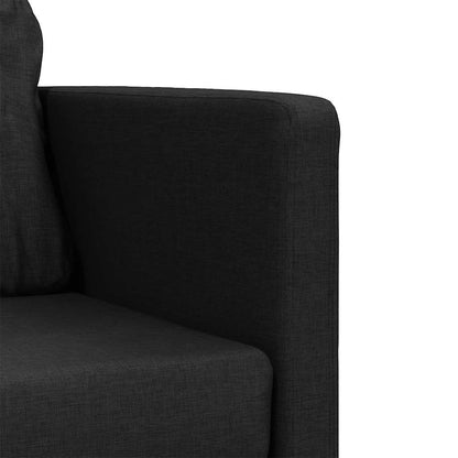 Divano Letto da Terra 2 in 1 Nero 112x174x55 cm Tessuto | homemem39