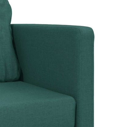Divano Letto da Terra 2 in 1 Verde Scuro 112x174x55 cm Tessuto | homemem39