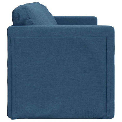 Divano Letto da Terra 2 in 1 Blu 112x174x55 cm Tessuto | homemem39
