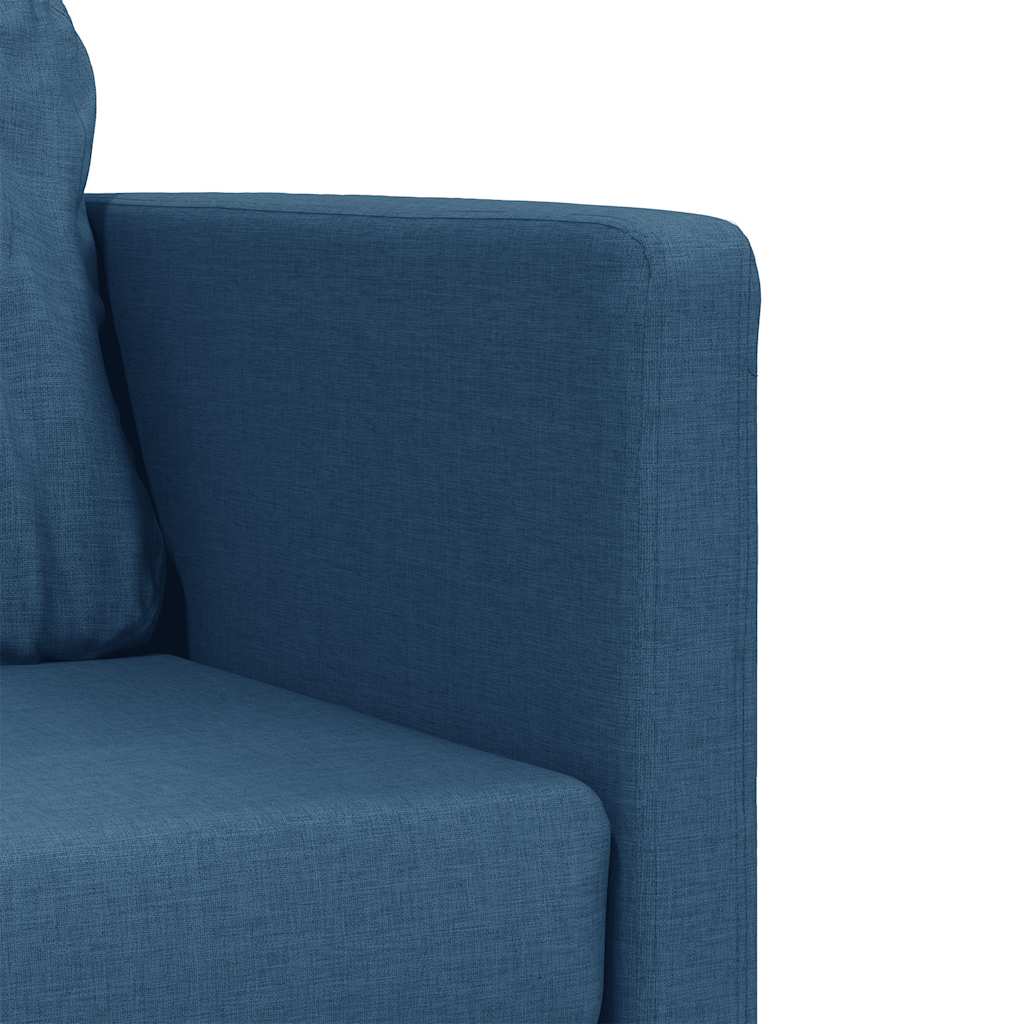 Divano Letto da Terra 2 in 1 Blu 112x174x55 cm Tessuto | homemem39