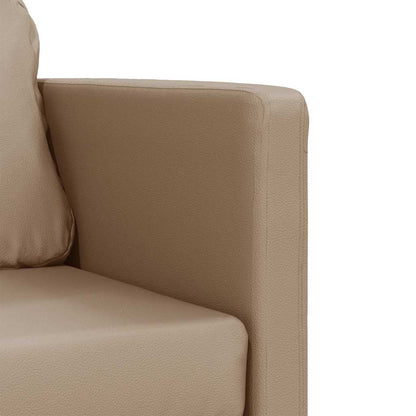 Divano Letto da Terra 2 in 1 Cappuccino 112x174x55cm Similpelle | homemem39