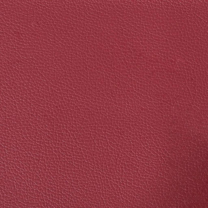 Divano Letto da Terra 2 in 1 Rosso Vino 112x174x55cm Similpelle | homemem39