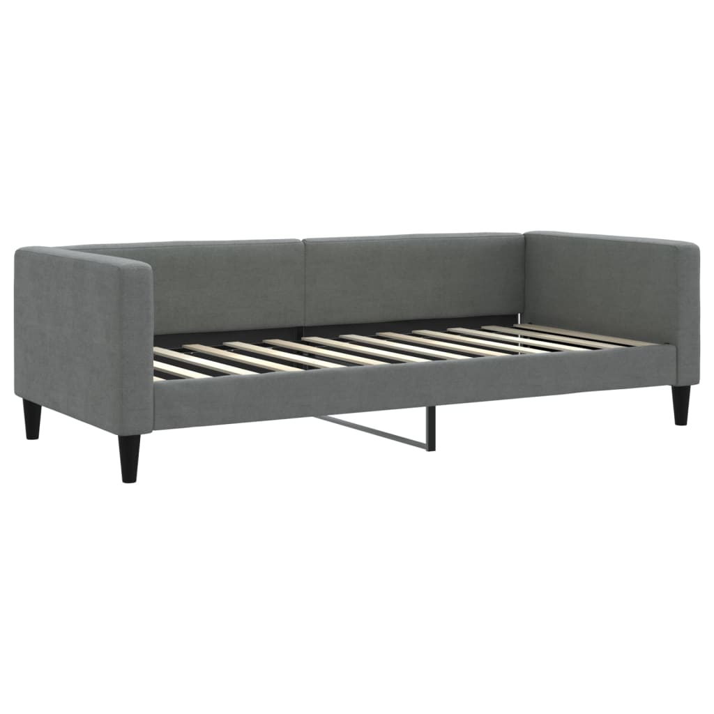 Letto da Giorno Grigio 90x200 cm in Tessuto | homemem39