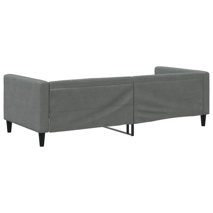 Letto da Giorno Grigio 90x200 cm in Tessuto | homemem39