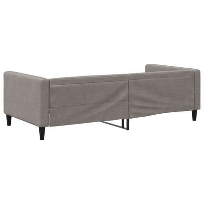 Letto da Giorno Tortora 100x200 cm in Tessuto