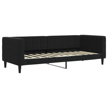 Letto da Giorno Nero 80x200 cm in Velluto | homemem39