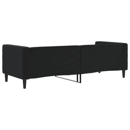 Letto da Giorno Nero 80x200 cm in Velluto | homemem39
