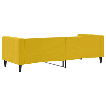 Letto da Giorno Giallo 80x200 cm in Velluto | homemem39