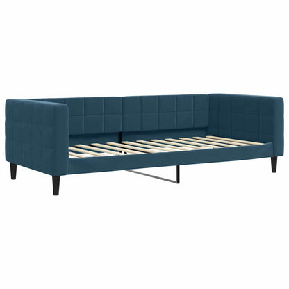 Letto da Giorno Blu 90x200 cm in Velluto | homemem39