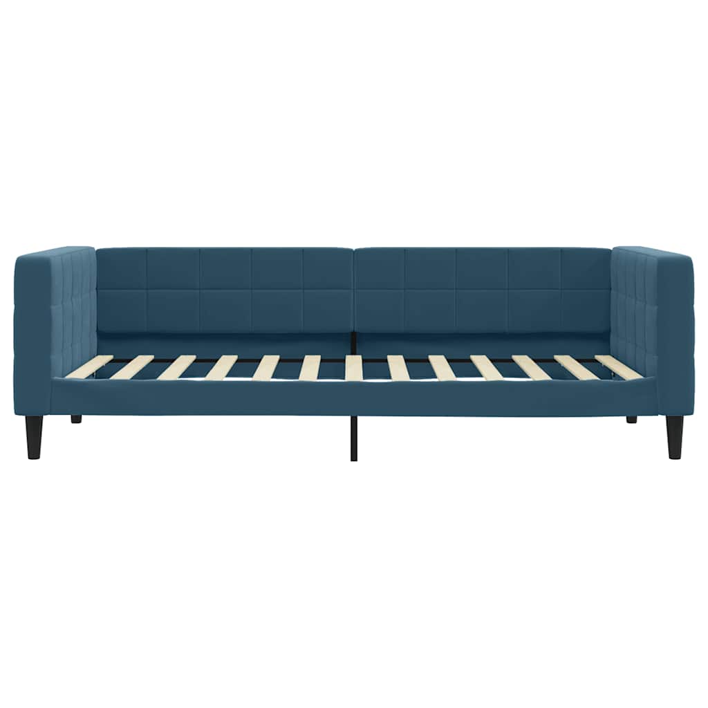 Letto da Giorno Blu 90x200 cm in Velluto | homemem39
