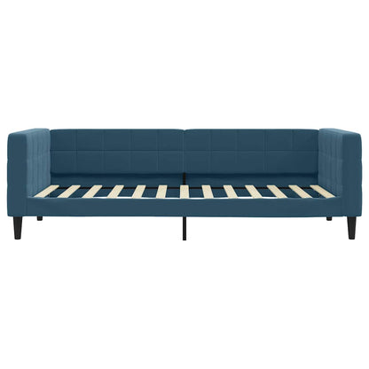 Letto da Giorno Blu 90x200 cm in Velluto | homemem39