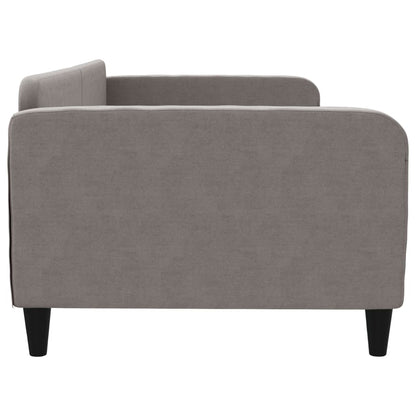 Letto da Giorno Tortora 100x200 cm in Tessuto