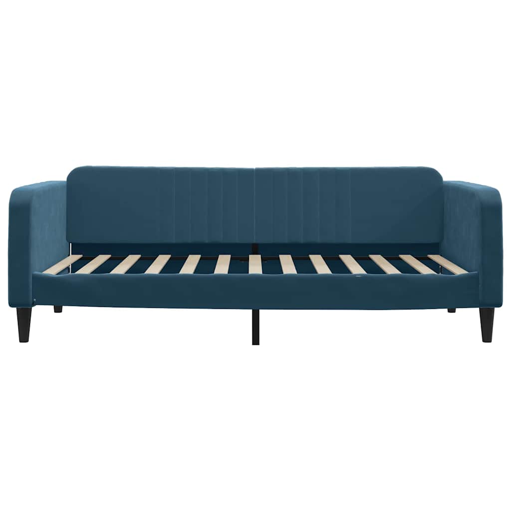 Letto da Giorno Blu 100x200 cm in Velluto | homemem39