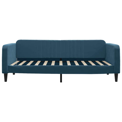 Letto da Giorno Blu 100x200 cm in Velluto | homemem39