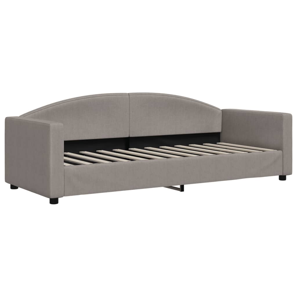 Letto da Giorno Tortora 80x200 cm in Tessuto