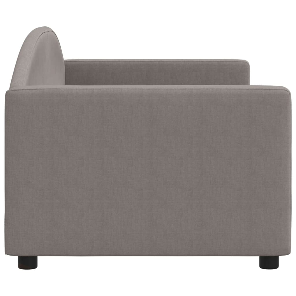 Letto da Giorno Tortora 80x200 cm in Tessuto