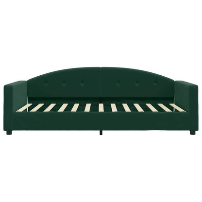 Letto da Giorno Verde Scuro 100x200 cm in Velluto | homemem39