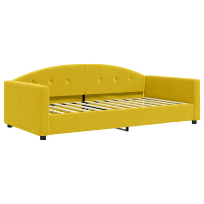 Letto da Giorno Giallo 100x200 cm in Velluto | homemem39