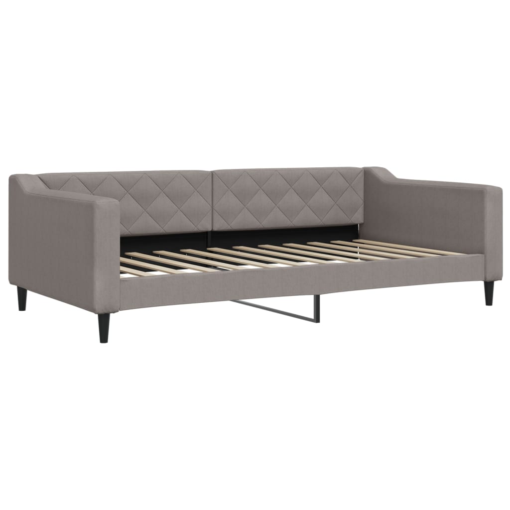 Letto da Giorno Tortora 100x200 cm in Tessuto | homemem39