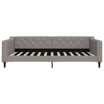 Letto da Giorno Tortora 100x200 cm in Tessuto | homemem39