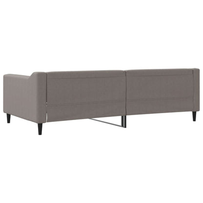 Letto da Giorno Tortora 100x200 cm in Tessuto | homemem39