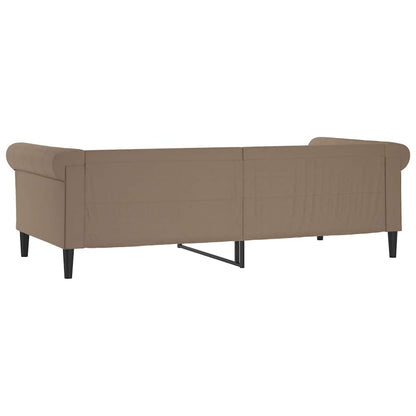 Letto da Giorno Cappuccino 80x200 cm in Similpelle | homemem39
