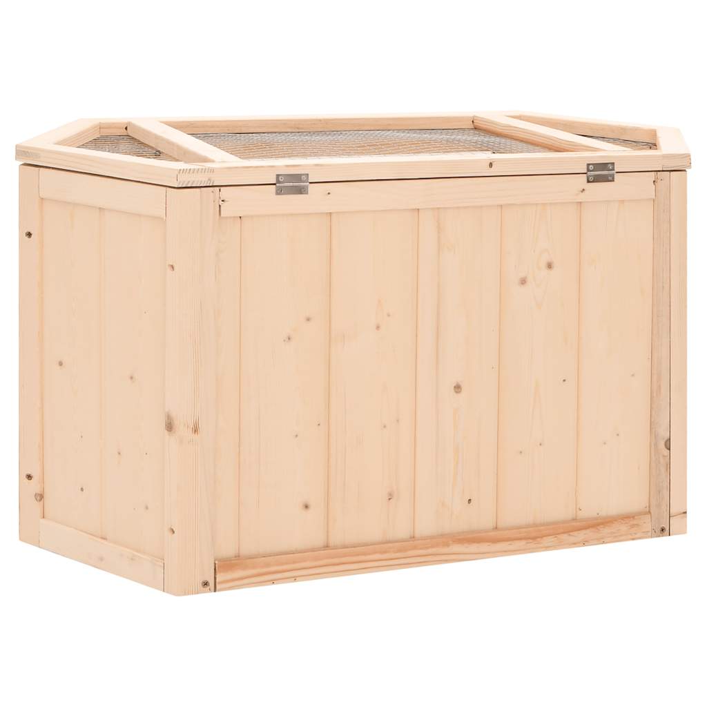 Gabbia per Criceti 80x40x43 cm in Legno Massello di Abete | homemem39