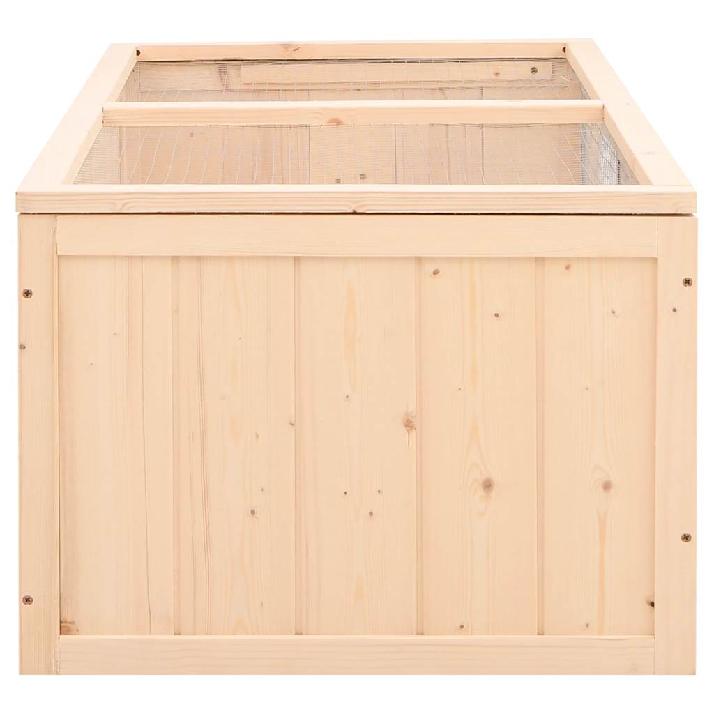 Gabbia per Criceti 104x52x38 cm in Legno Massello di Abete | homemem39