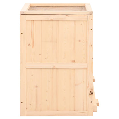 Gabbia per Criceti 81x40x60 cm in Legno Massello di Abete - homemem39