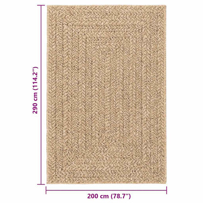 Tappeto ZIZUR 200x290 cm Aspetto Iuta per Interni ed Esterni - homemem39