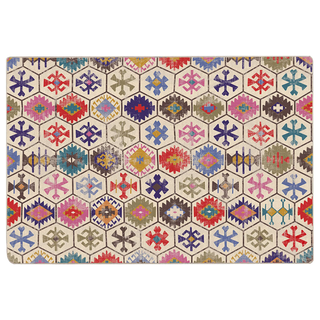 Tappeto Lavabile Multicolore 190x300 cm Antiscivolo - homemem39