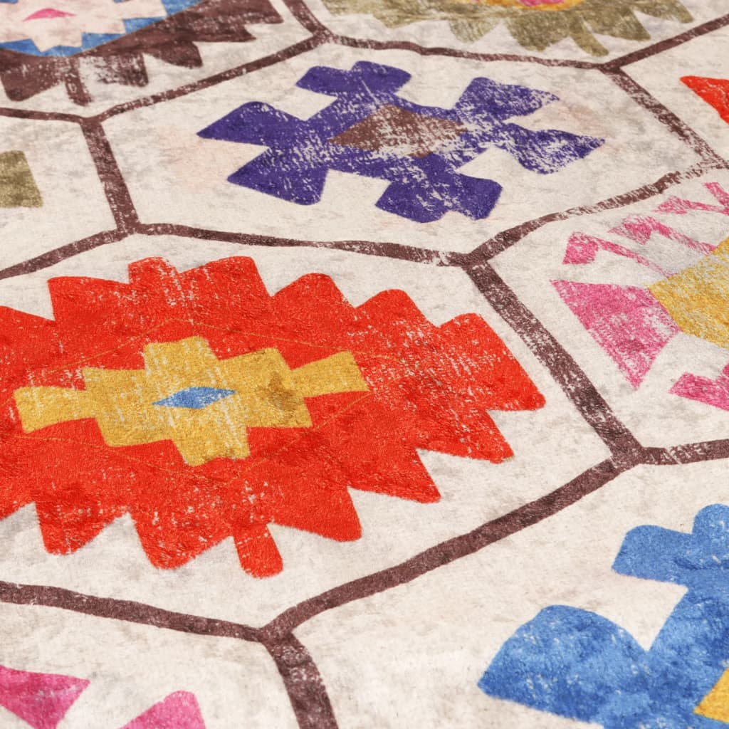 Tappeto Lavabile Multicolore 190x300 cm Antiscivolo - homemem39