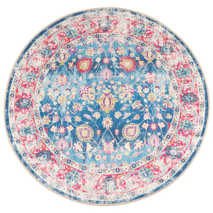 Tappeto Lavabile Multicolore Ø 120 cm Antiscivolo - homemem39