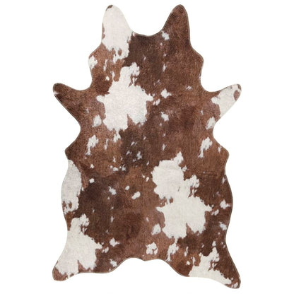 Tappeto Marrone e Bianco 120x170cm Mucca Lavabile Antiscivolo - homemem39