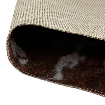 Tappeto Marrone e Bianco 120x170cm Mucca Lavabile Antiscivolo - homemem39