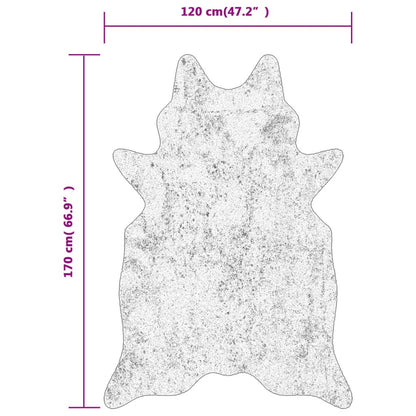 Tappeto Marrone e Bianco 120x170cm Mucca Lavabile Antiscivolo - homemem39