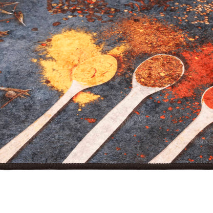 Tappeto da Cucina Multicolore 60x180 cm Lavabile Antiscivolo - homemem39