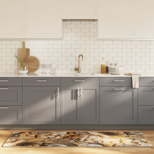 Tappeto da Cucina Multicolore 60x180 cm Lavabile Antiscivolo - homemem39