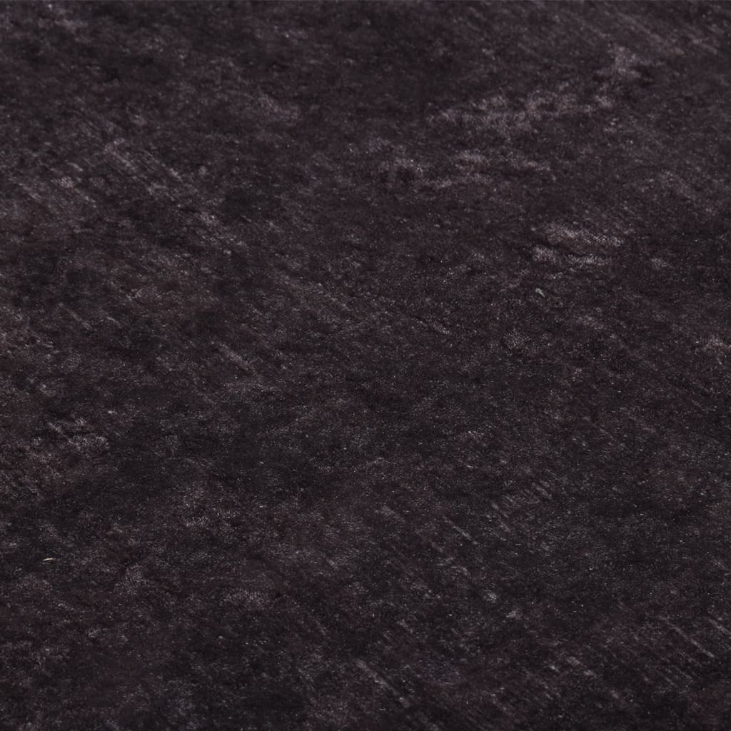 Tappeto Lavabile Nero e Oro 400x300 cm Antiscivolo - homemem39